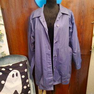 Vintage London Fog Periwinkle "car coat"